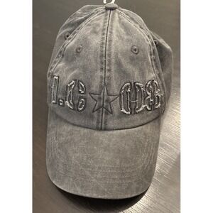 Lee Cooper Distressed Washed Gray With "worn In Look" Hat